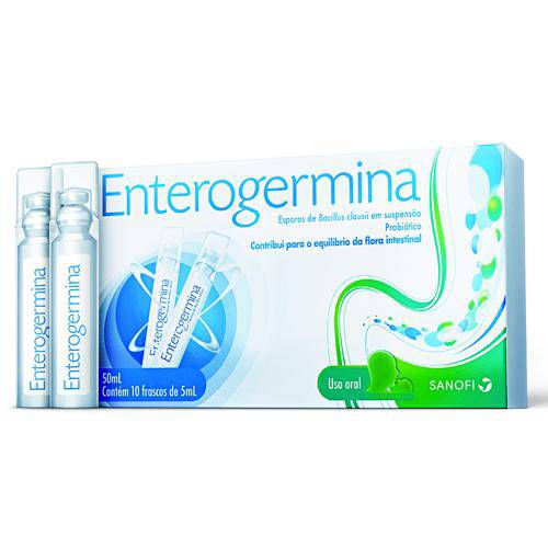 Enterogermina C/ 10 Flaconetes de 5ml Cada
