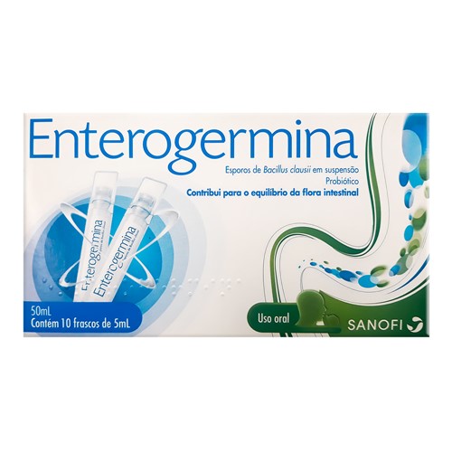 Enterogermina com 10 Frascos de 5ml Cada