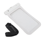 Environmental Protection TPU White Touching Screen Sensitive Fingerprint Unlock Waterproof Mobile Phone Bag