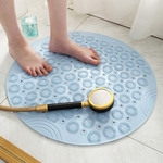 Environmentally Friendly PVC redondo de banho Mat Início Shower Room hidrofóbica sucção Pad Tapete