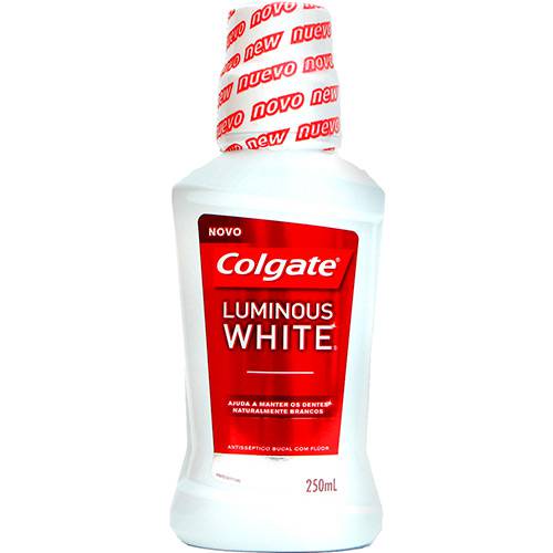 Enxaguante Bucal Colgate Luminous White 250ML