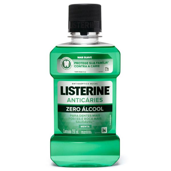 Enxaguante Bucal Listerine Anticáries Zero Álcool Menta 250ml