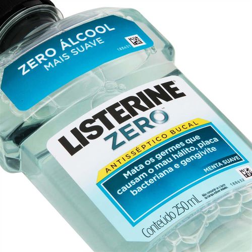 Enxaguatório Antisséptico Listerine 250ml Zero