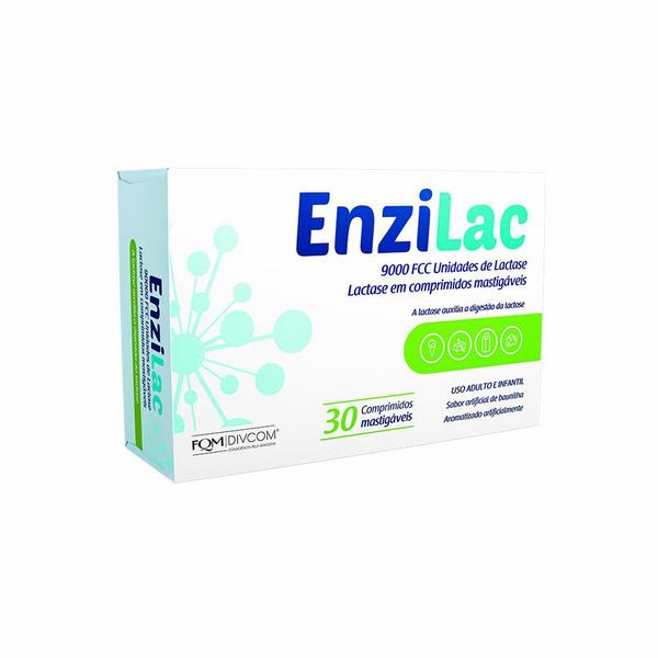 Enzilac 9000ui 30 Comprimidos Mastigaveis