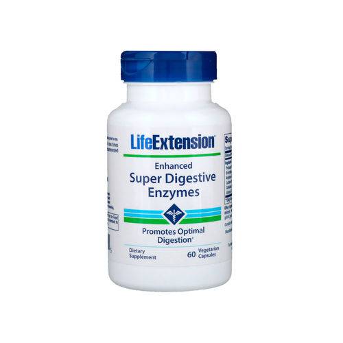 Enzimas Digestivas Super Enzimas 60 Cápsulas Life Extension