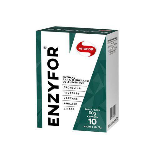 Enzyfor Enzmas Digestivas - Vitafor - 10 Saches