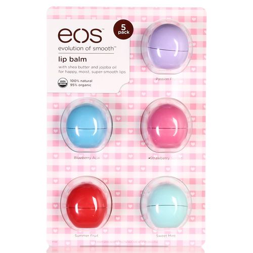 Eos Lip Balm Kit de 5 Peças Protetor Lábial