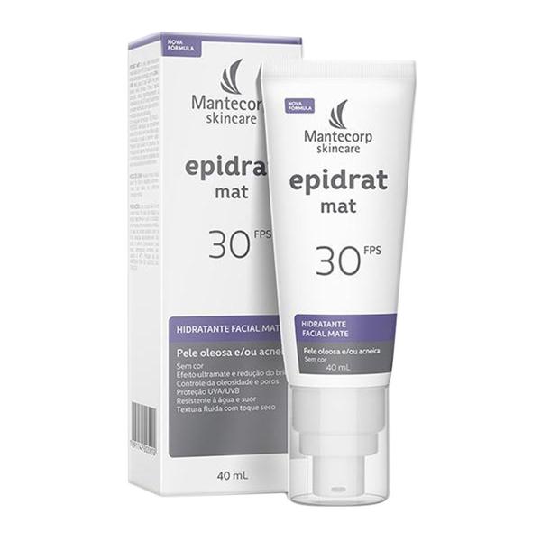 Epidrat Mat Hidratante Facial Fps 30 Sem Cor 40ml