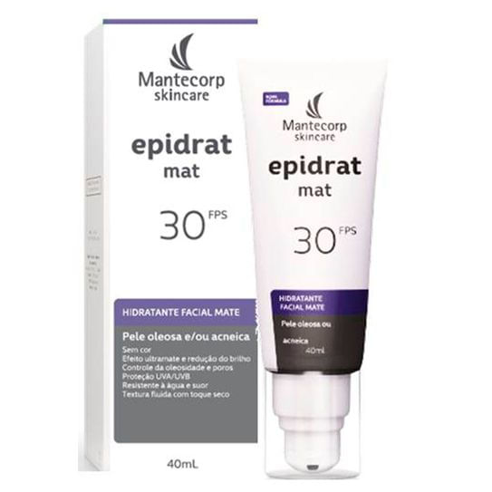 Epidrat Mat Hidratante Facial Fps30 Sem Cor 40ml