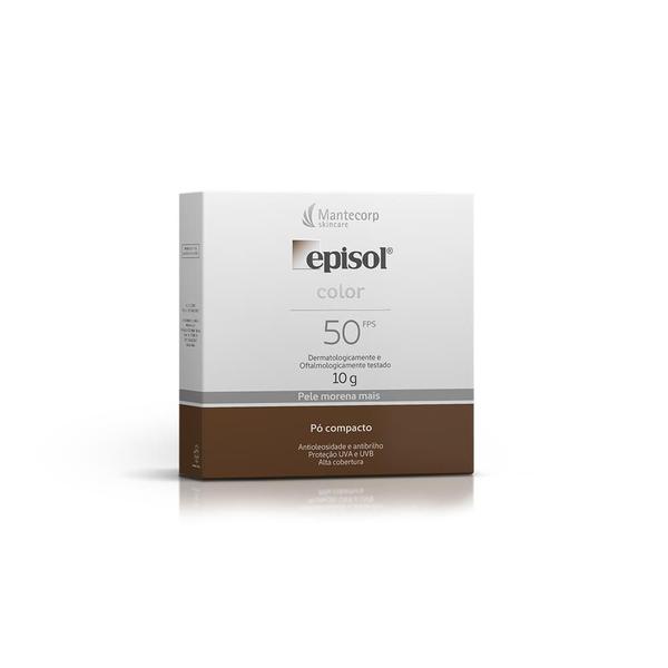 Episol Color Pó Compacto Pele Morena + Fps 50 Protetor Solar - Mantecorp Skincare