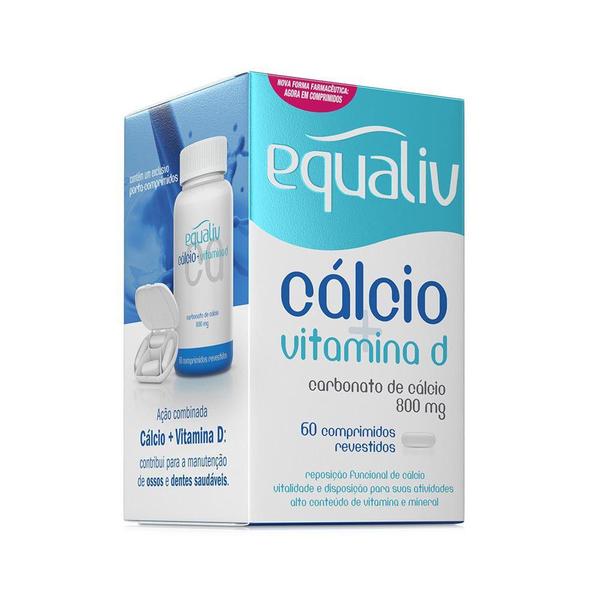 Equaliv Cálcio + Vitamina D 60 Comprimidos