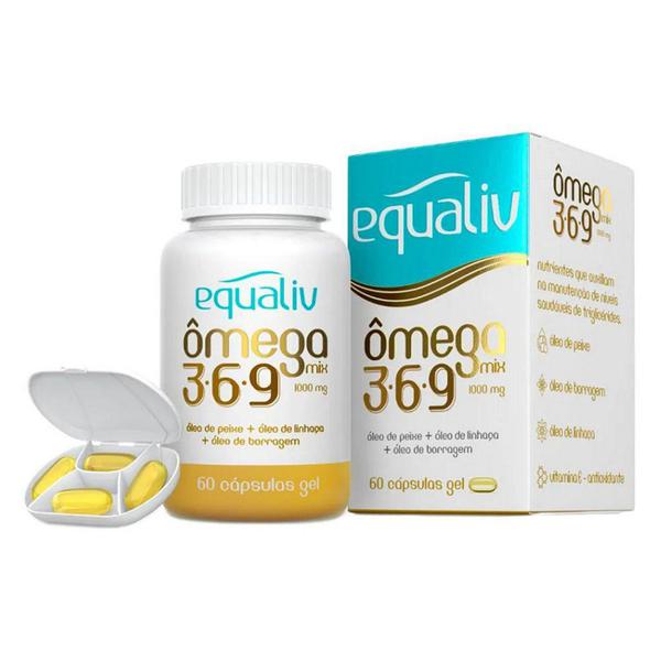 Equaliv Omega Mix 3 6 e 9 C/ 60 Cápsulas