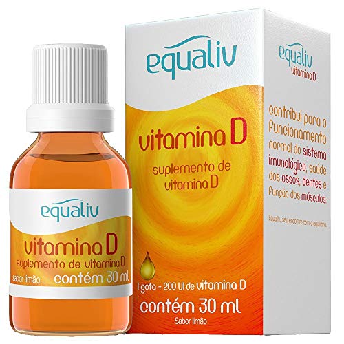 Equaliv Vitamina D Sabor Limão 30ml - Equaliv, 30ml - Equaliv