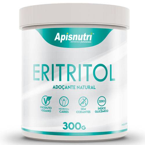 Eritritol Adoçante Natural Apisnutri 300G