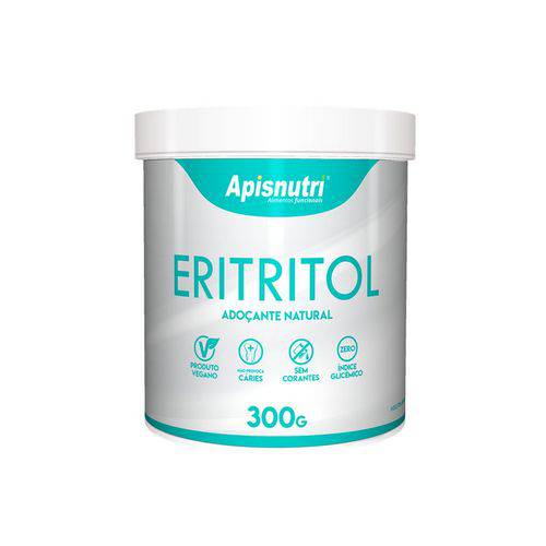 Eritritol Adoçante Natural com 300g da Apisnutri