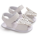 Escavado Sandals borboleta com Silica Gel Soles, Pele Friendly & Sandals acolhedor para bebês