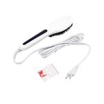 Escova cabelo Ferro el¨¦trico Straightener pente LCD Cabelo Auto Massager EU Plug