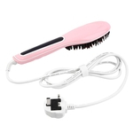 Escova cabelo Ferro el¨¦trico Straightener pente LCD Cabelo Auto Massager UK plug