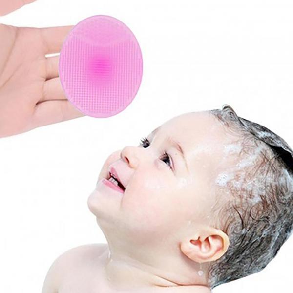 Escova de Banho em Silicone Buba Baby Rosa - 09722