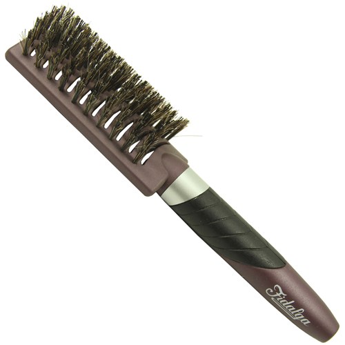 Escova de Cabelo Vanguarda Escova Fidalga para Mega Hair Cerdas Mistas Roxo