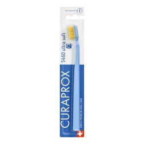Escova de Dente Curaprox Ultra Soft Azul Claro Cerdas Amarelas 1un