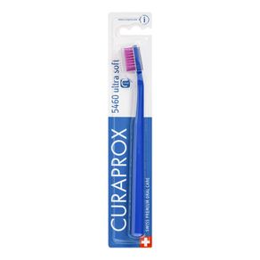Escova de Dente Curaprox Ultra Soft Azul Escuro Cerdas Pink 1un