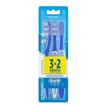 Escova de Dente Oral-B 123 Limpeza Brilhante Leve 3 Pague 2