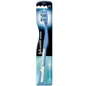 Escova de Dente REACH Johnson & Johnson Whitening - Azul/Branca