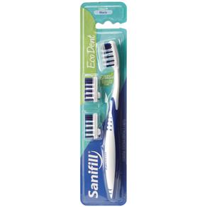 Escova de Dente Sanifill EcoDente Macia com Refil – Azul