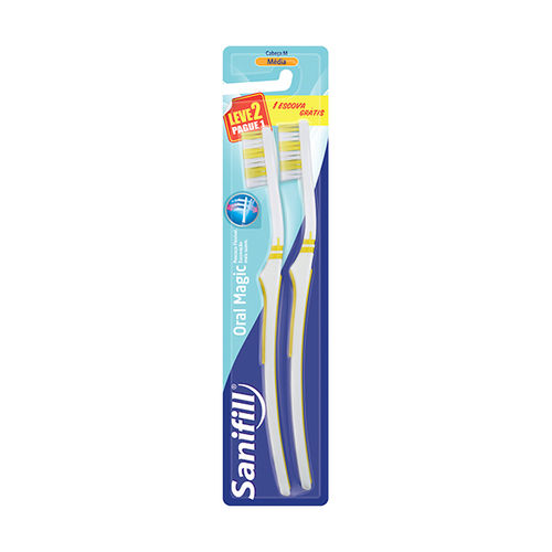 Escova de Dente Sanifill Oral Magic Cerdas Medias