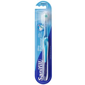 Escova de Dente Sanifill Ultra Profissional Pequena Extramacia – Azul