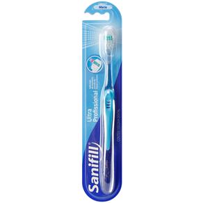 Escova de Dente Sanifill Ultra Profissional Pequena Macia – Azul