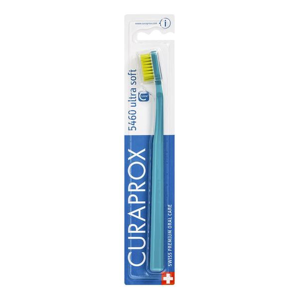 Escova de Dente Ultra Soft Azul - Cerdas Verdes Fluorescentes - Curaprox