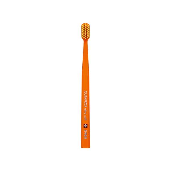 Escova de Dente Ultra Soft Laranja - Cerdas Amarelas - Curaprox