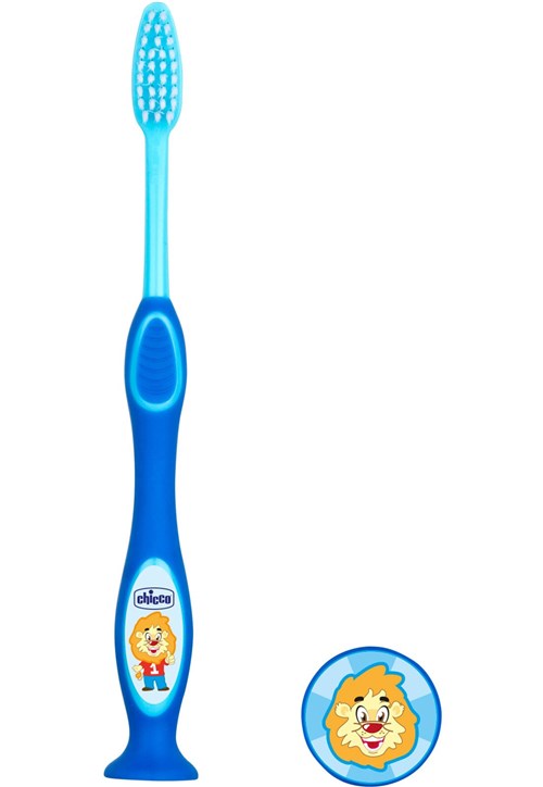 Escova de Dentes Chicco Baby Azul - (3 - 6 ANOS)