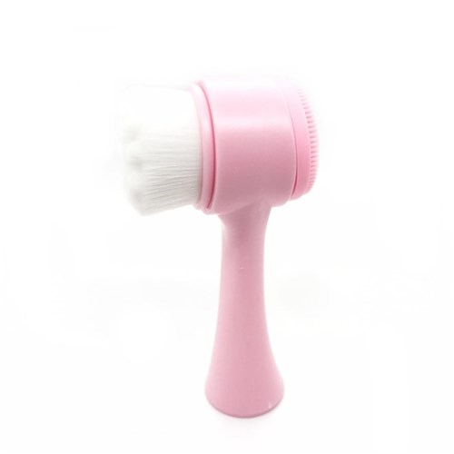 Escova de Limpeza de Pele Facial (Rosa)