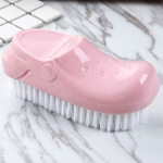 Escova de limpeza multifuncional Início Slipper Forma cerdas macias mão para Lavandaria Shoes lavagem