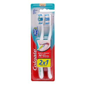 Escova Dental Colgate 360º Macia (Leve 2 e Pague 1)