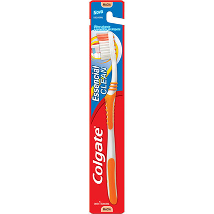 Escova Dental Colgate Essencial Clean Macia 1 Unidade