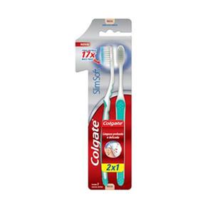 Escova Dental Colgate Slim Soft Cabeça Ultra Compacta - Leve 2 Pague 1