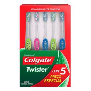 Escova Dental Colgate Twister Leve 5 Preço Especial