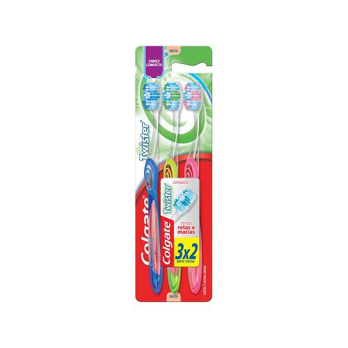Escova Dental Colgate Twister Ultra Completo Leve 3 Pague 2