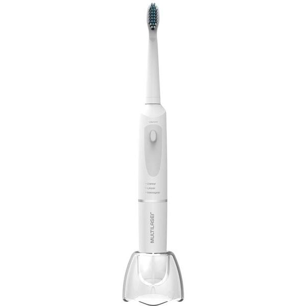 Escova Dental Eletrica Health PRO Vibratoria Branca - Multilaser