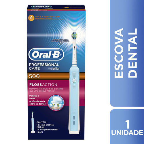 Escova Dental Elétrica Oral-b Professional Care 500 D16 110v