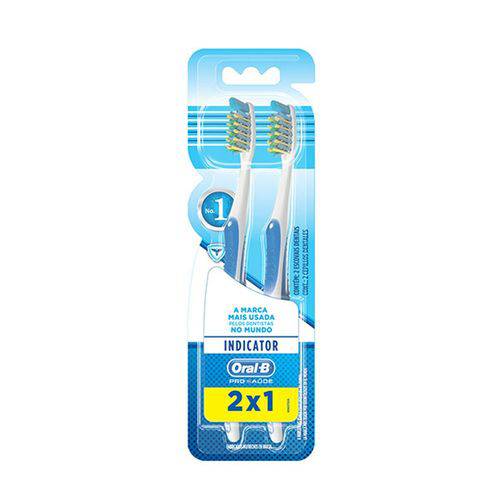 Escova Dental Indicator Plus 40 Uso Adulto Leve 2 Pague 1 - Oral-b