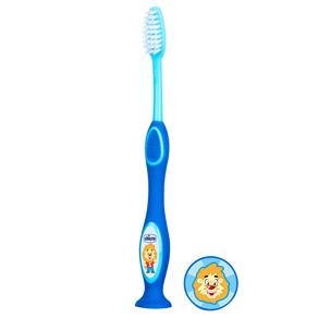 Escova Dental Infantil Chicco de 3 a 6 Anos Cerdas Macias - Azul