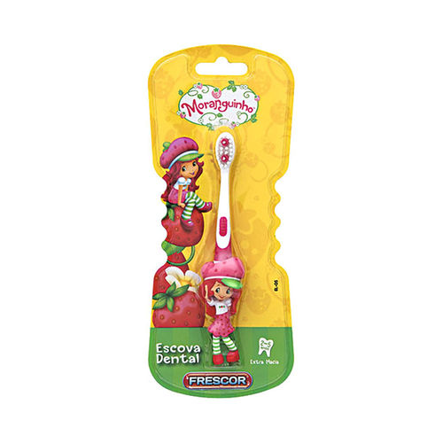 Escova Dental Infantil 3d Moranguinho - Extra Macia