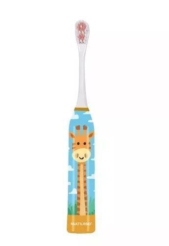 Escova Dental Infantil Eletrica Girafa Kids Health Pro - Multikids Ref Hc082 - Multi Kids