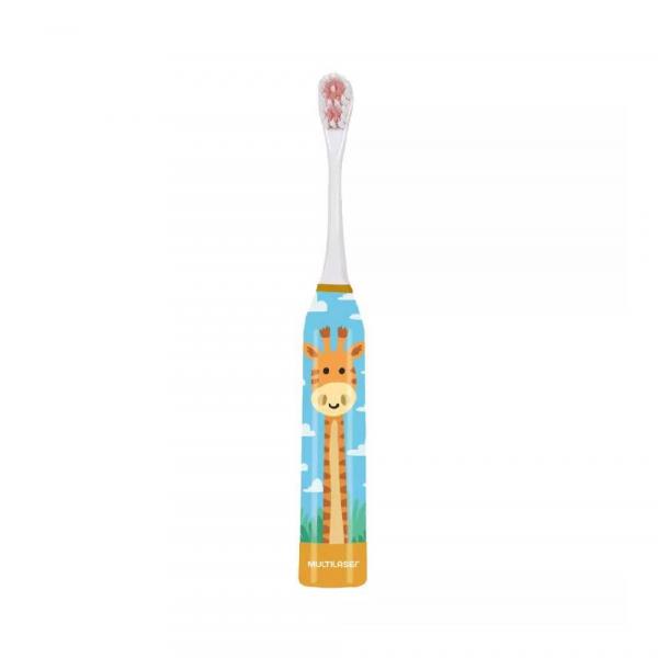 Escova Dental Infantil Elétrica Multilaser Kids Health Pro Girafa HC082
