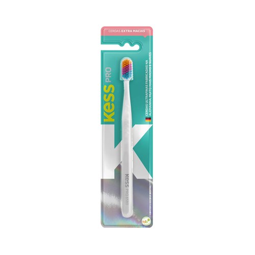 Escova Dental Kess Pro Color Extra Macia (2104)